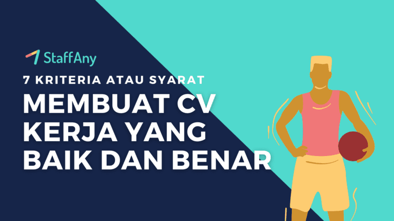 CV yang baik dan benar